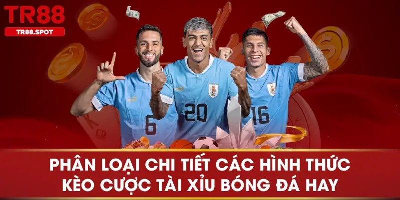 Phân loại chi tiết các hình thức kèo cược tài xỉu bóng đá hay